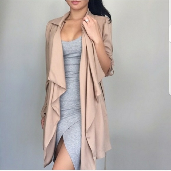 ekattire Jackets & Blazers - Tanner Nude Trench